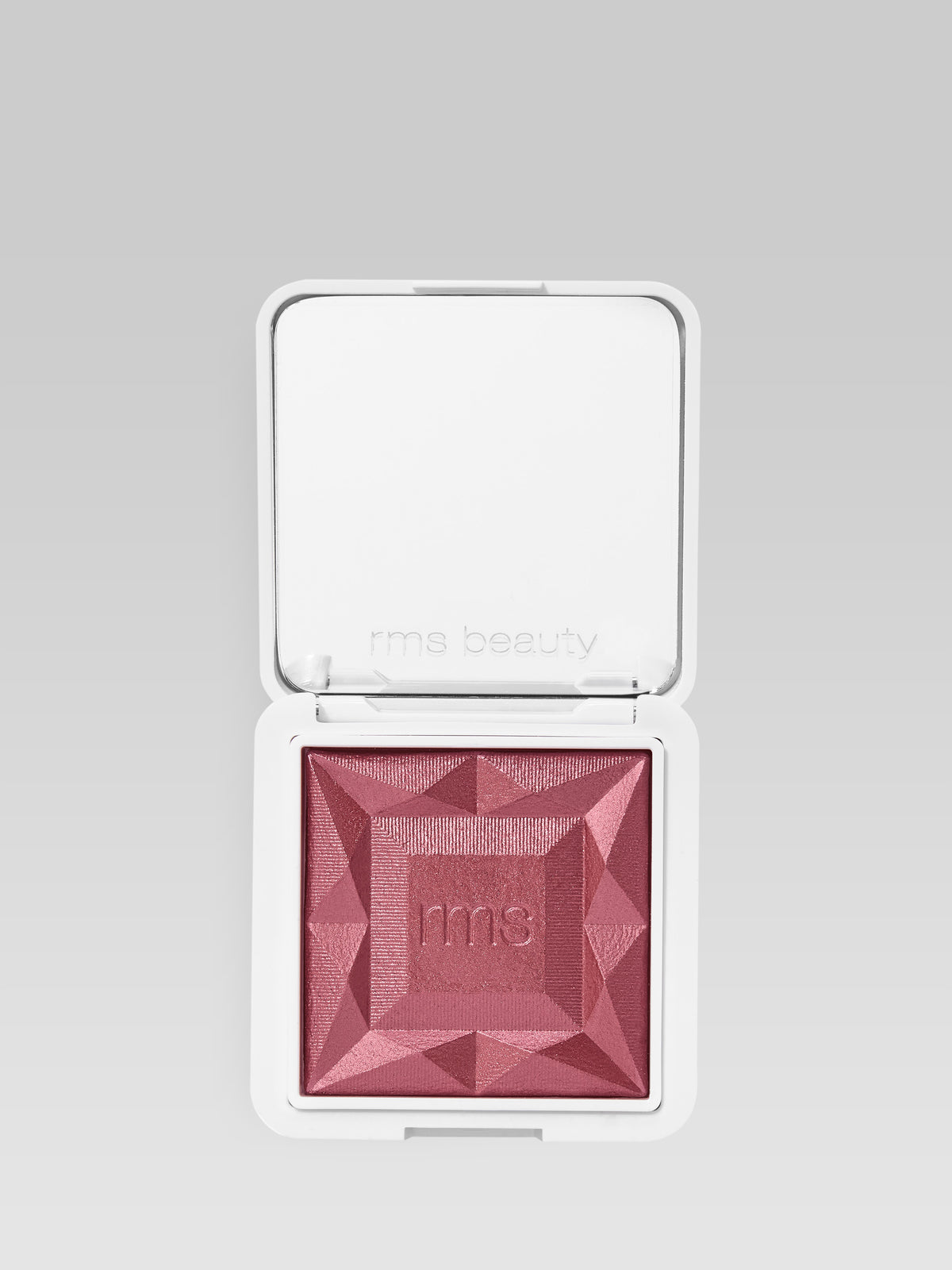 RMS Beauty ReDimension Hydra Powder Blush in Hanky Panky in an open compact