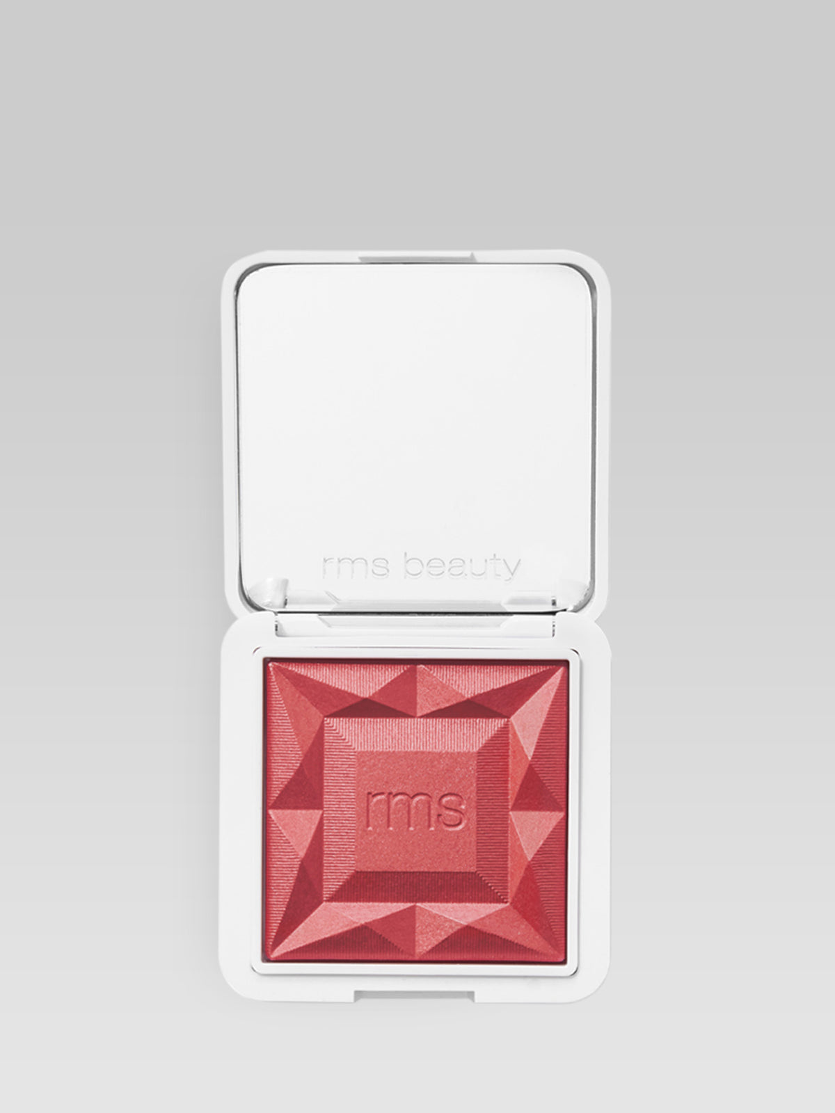 RMS Beauty ReDimension Hydra Powder Blush in Kir Royale in an open compact