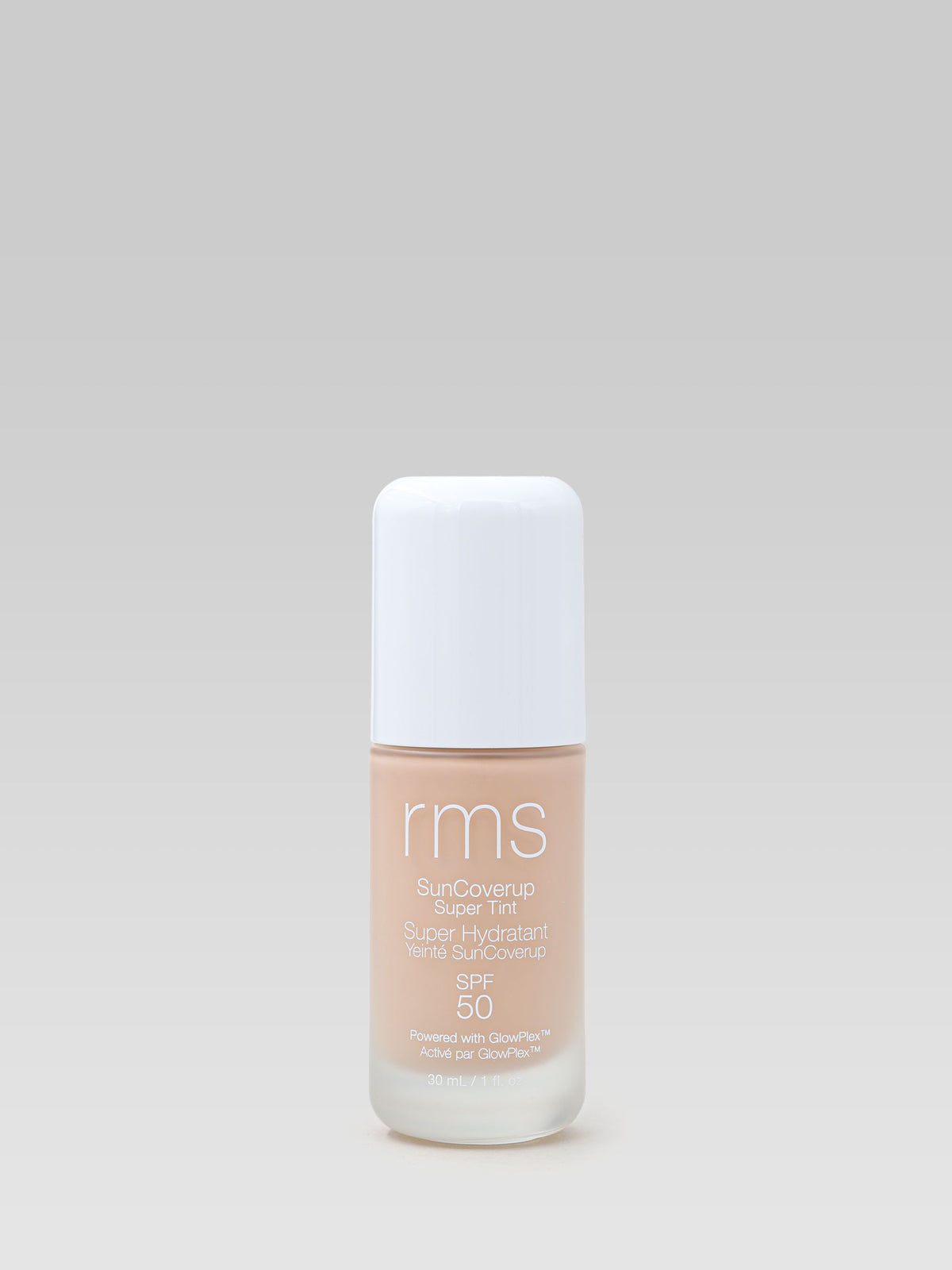 RMS Beauty SunCoverup Super Tint SPF 50 in Buff, a cool buff beige tinted moisturiser