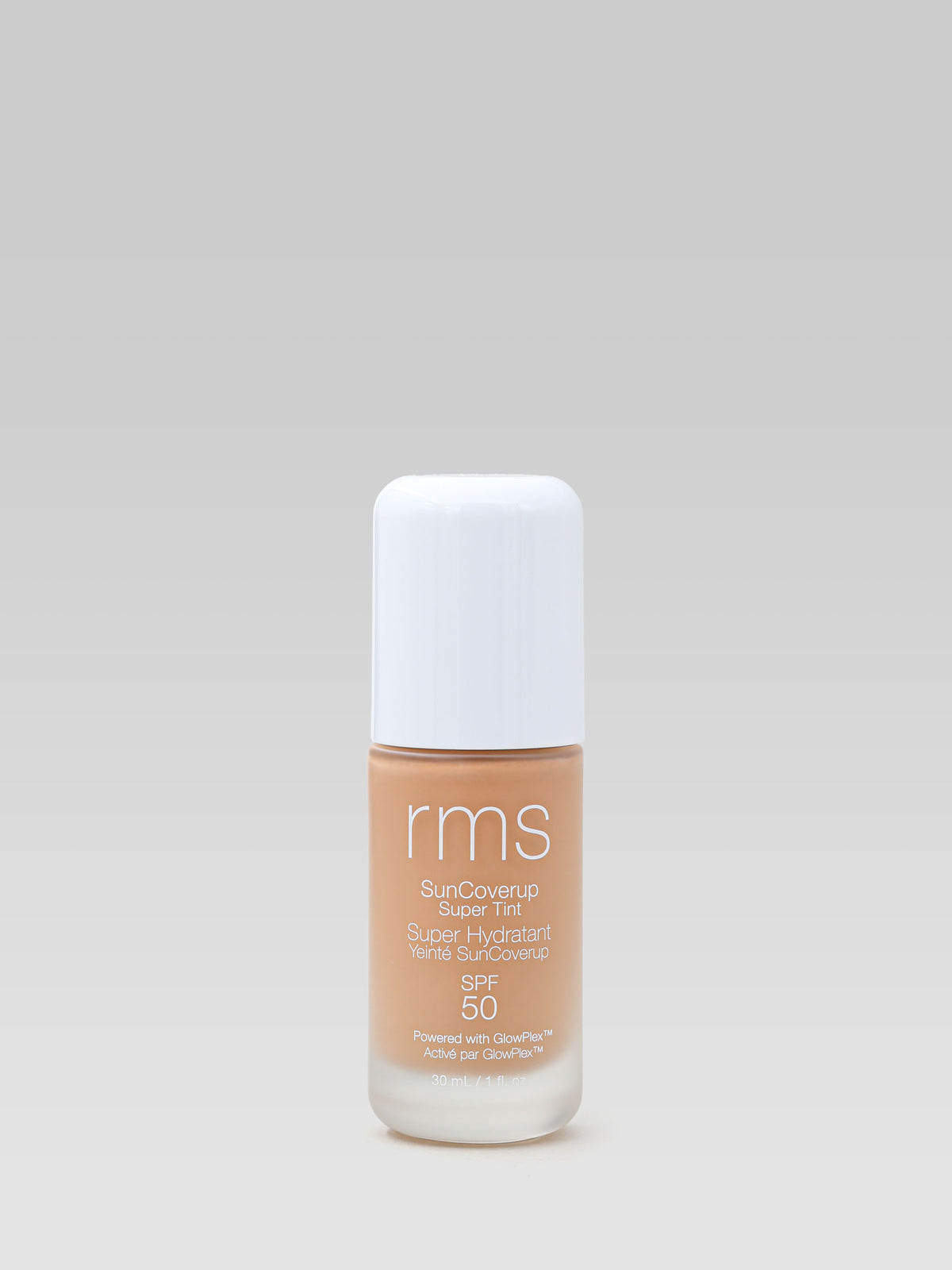 RMS Beauty SunCoverup Super Tint SPF 50 in Honey, a medium warm honey tinted moisturiser with broad-spectrum sun protection