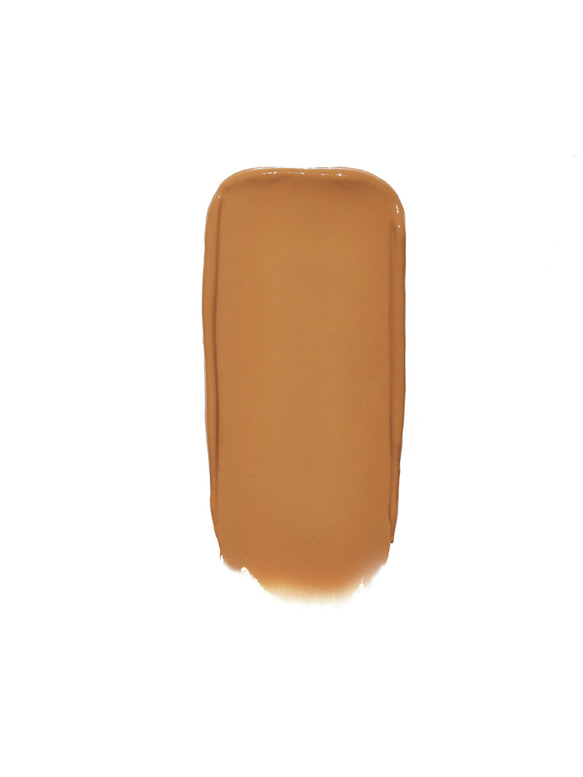 RMS Beauty UnCoverup Concealer in shade 66, showing a warm medium-deep caramel-brown concealer swatch on a white background