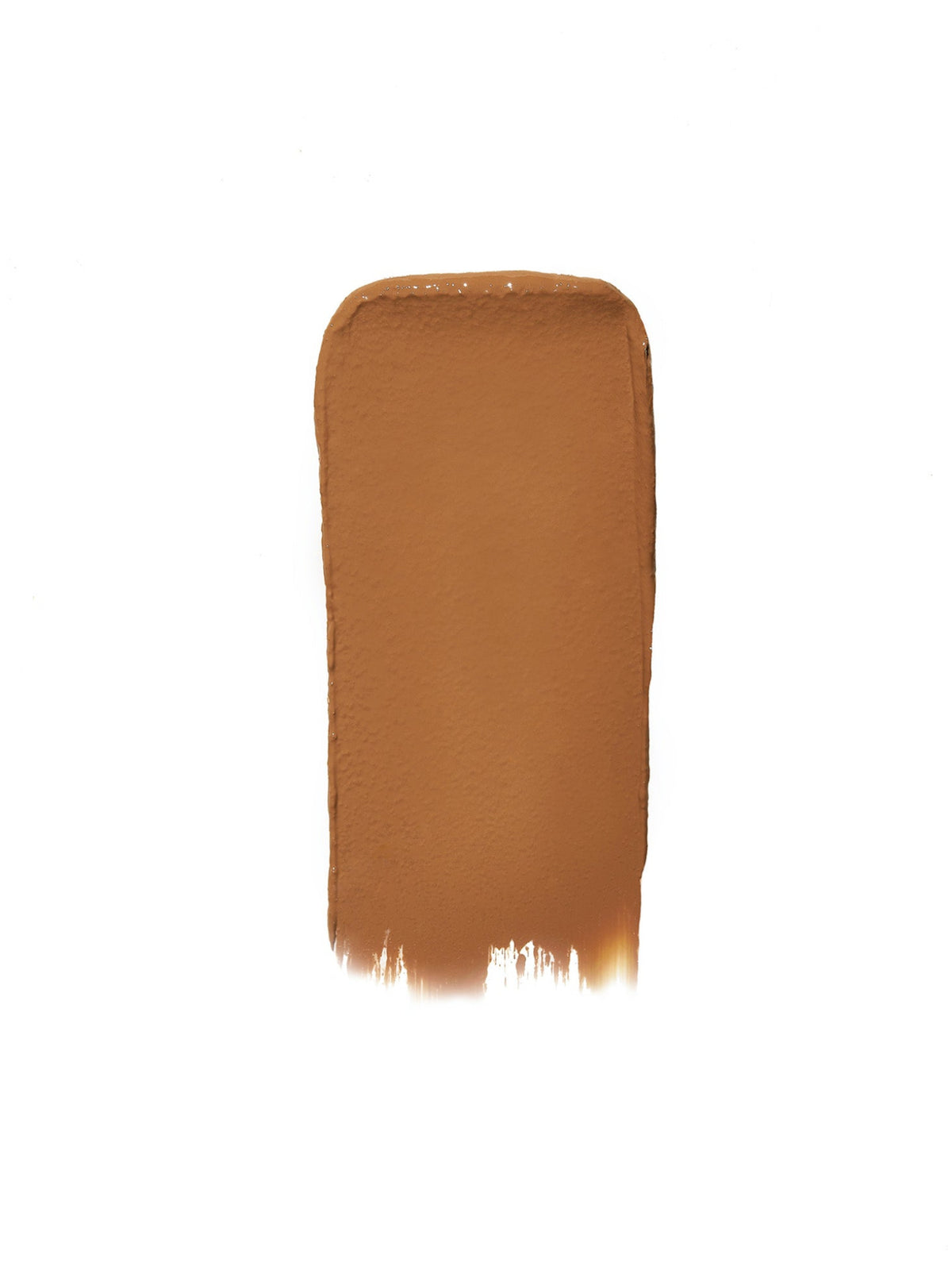 RMS Beauty UnCoverup Concealer in shade 77, showing a warm deep caramel-brown concealer swatch on a white background