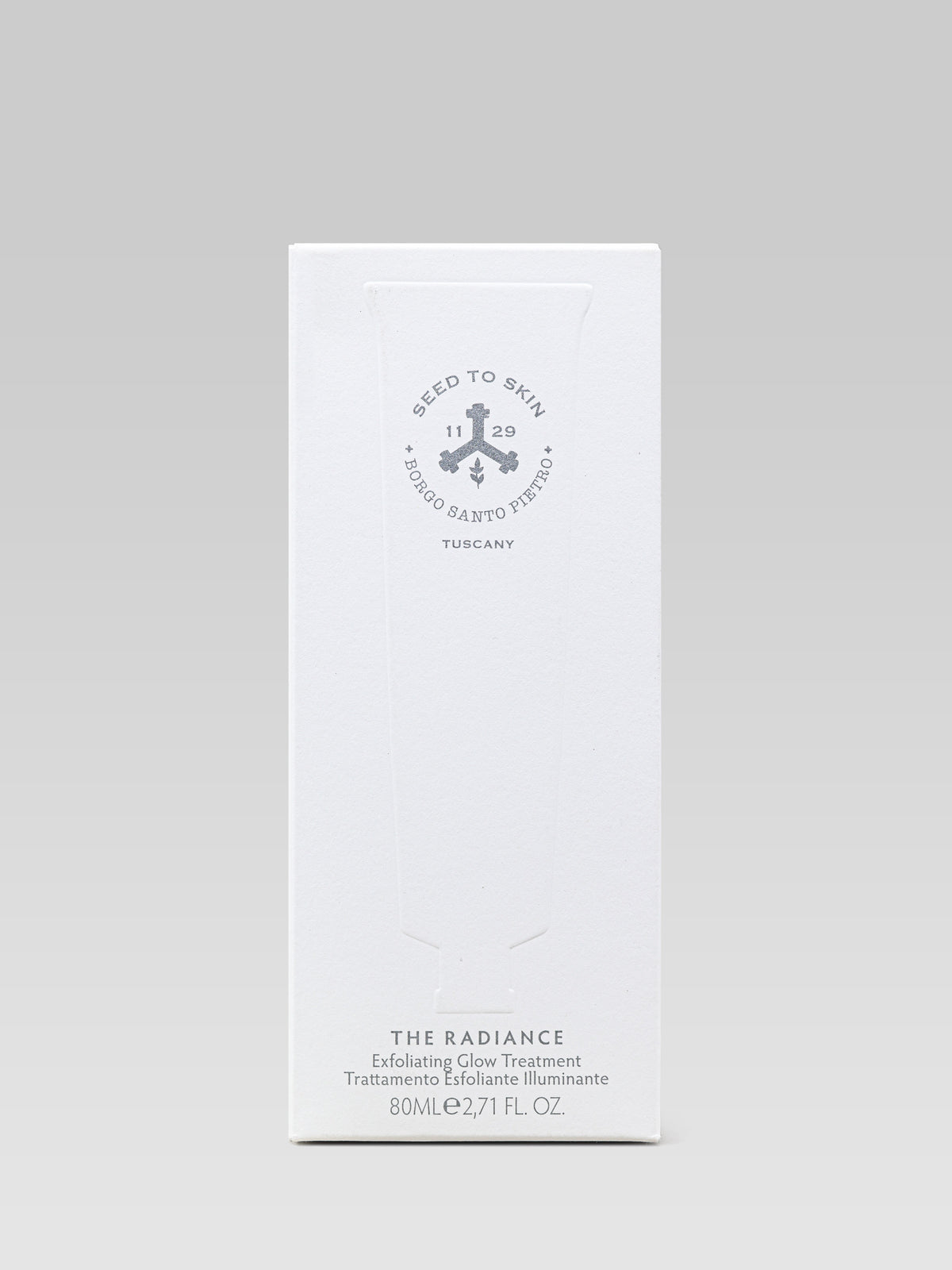 SEED TO SKIN The Radiance Exfoliating Glow Treatment 80 ml packaging