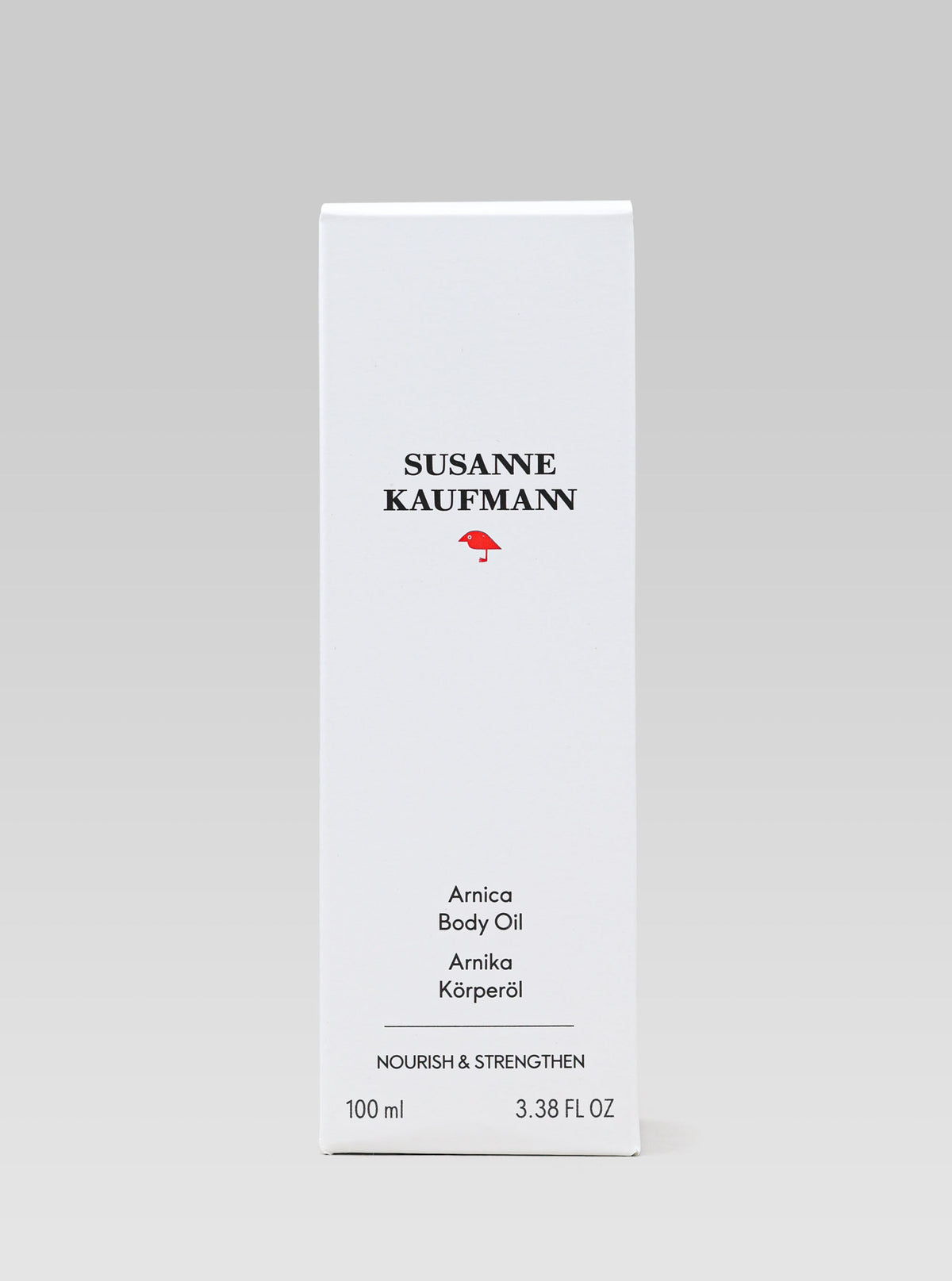 SUSANNE KAUFMANN Arnica Body Oil 100 ml white product packaging