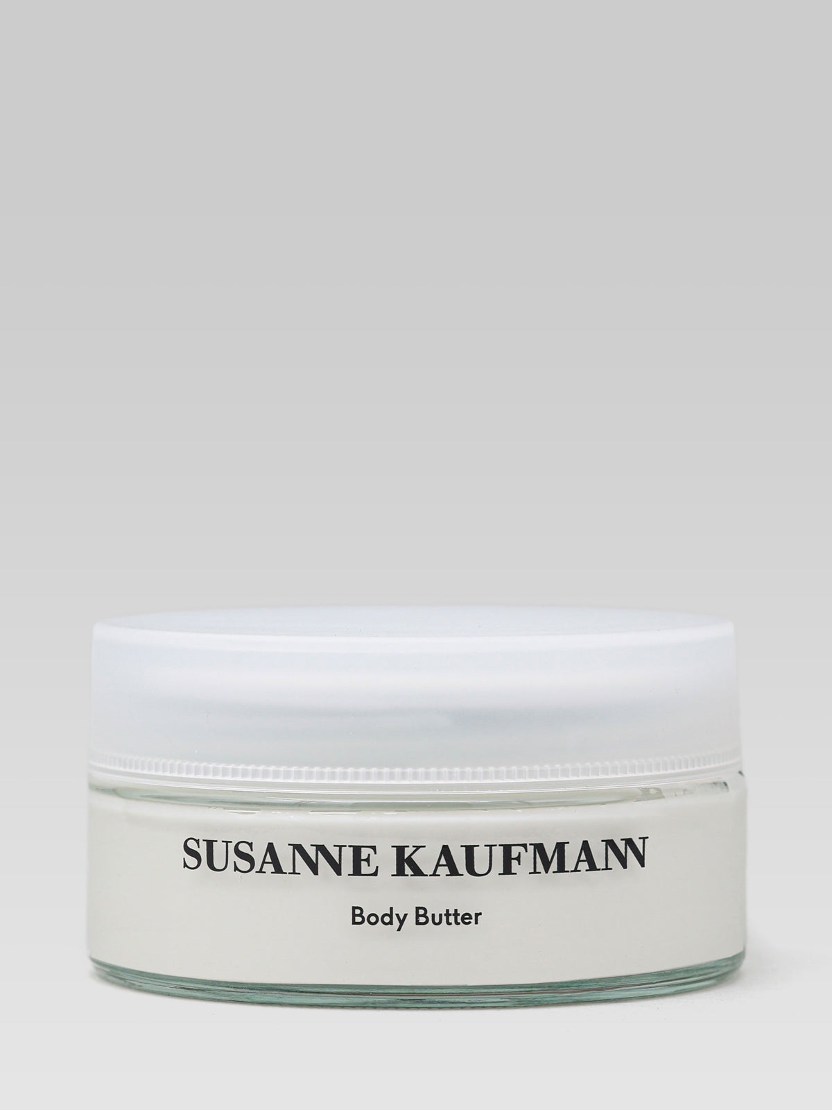 Susanne Kaufmann Body Butter 200 ml in a white jar with a minimalist label
