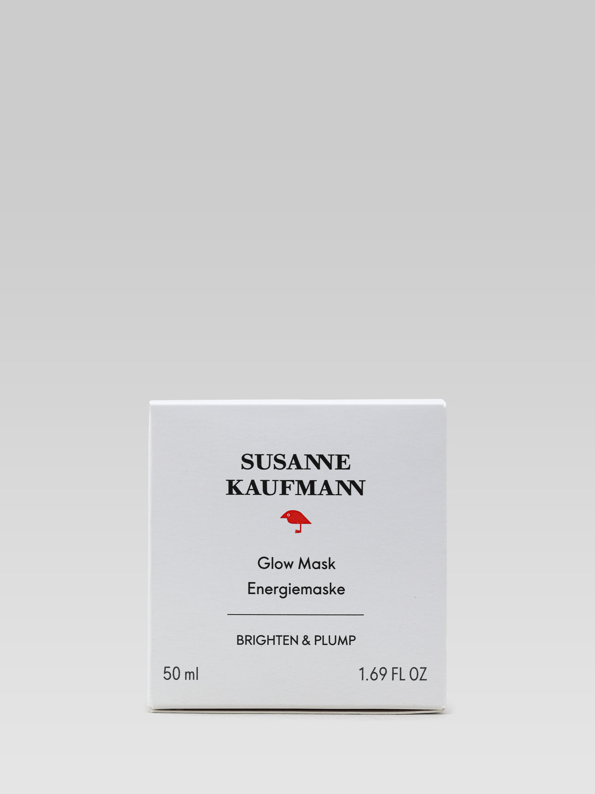 Susanne Kaufmann Glow Mask 50 ml product box with red logo and product details