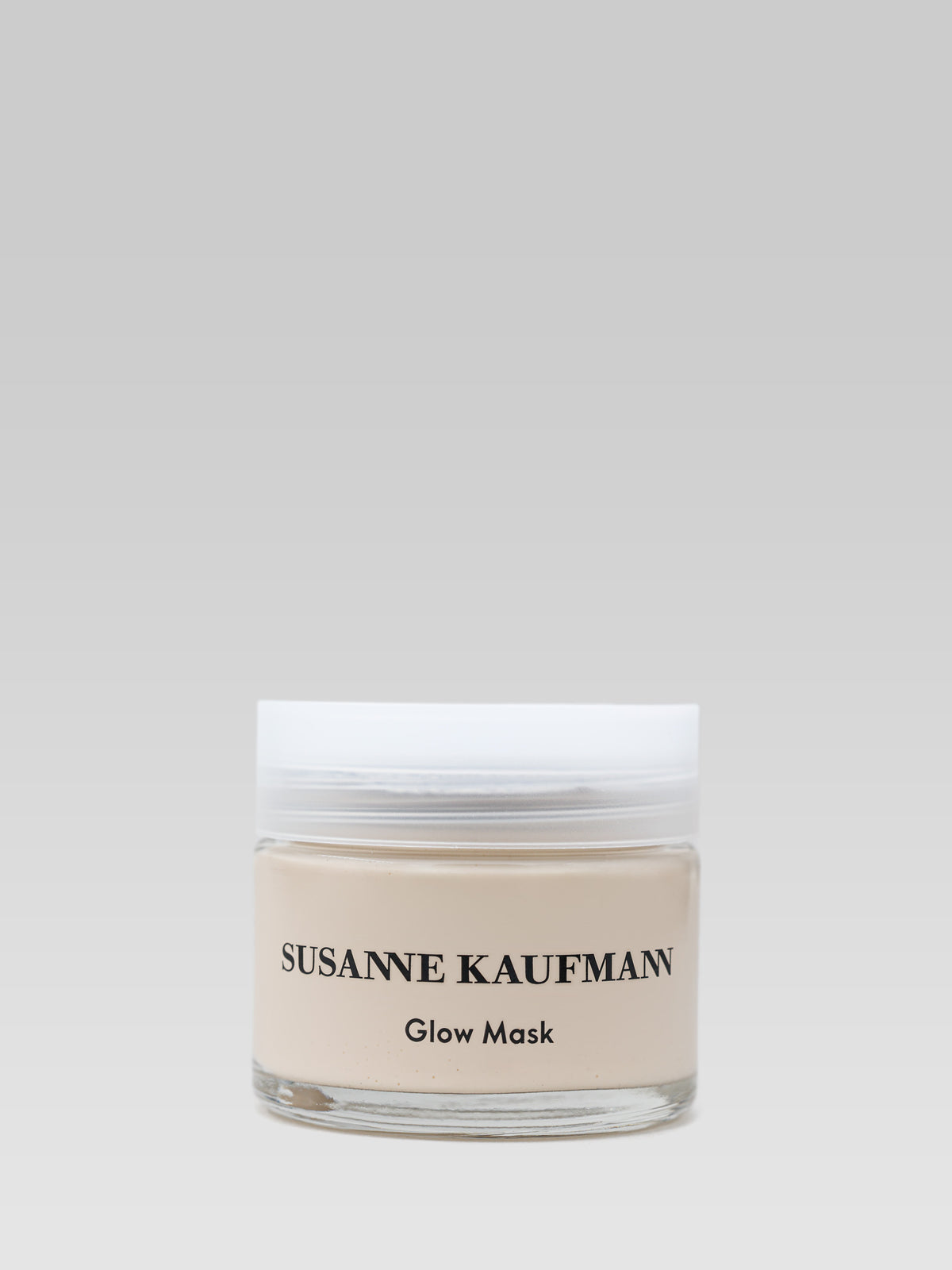 Susanne Kaufmann Glow Mask in a glass jar with a white lid, 50 ml