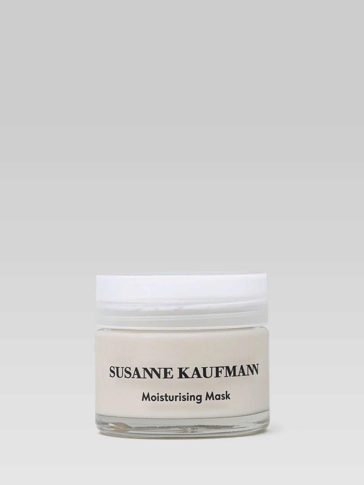 Susanne Kaufmann Moisturising Mask 50 ml in a glass jar with a white lid