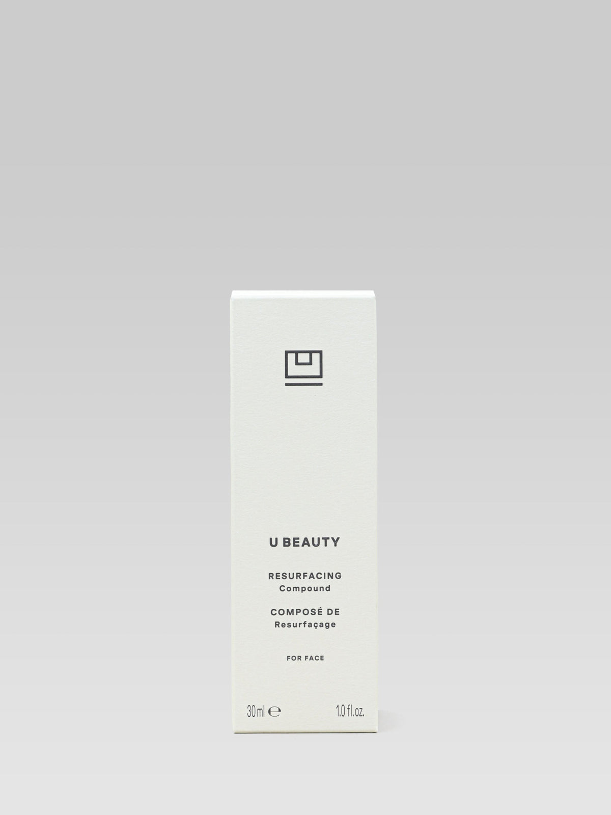 U Beauty Resurfacing Compound 30ml packaging