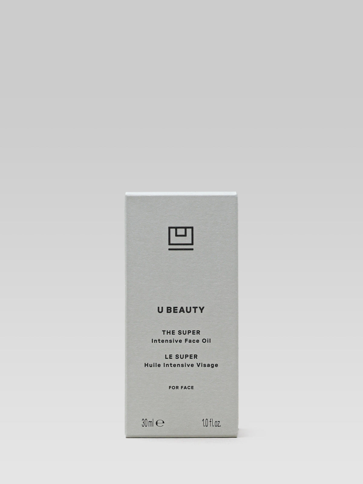 U Beauty The SUPER Intensive Face Oil 30ml packaging