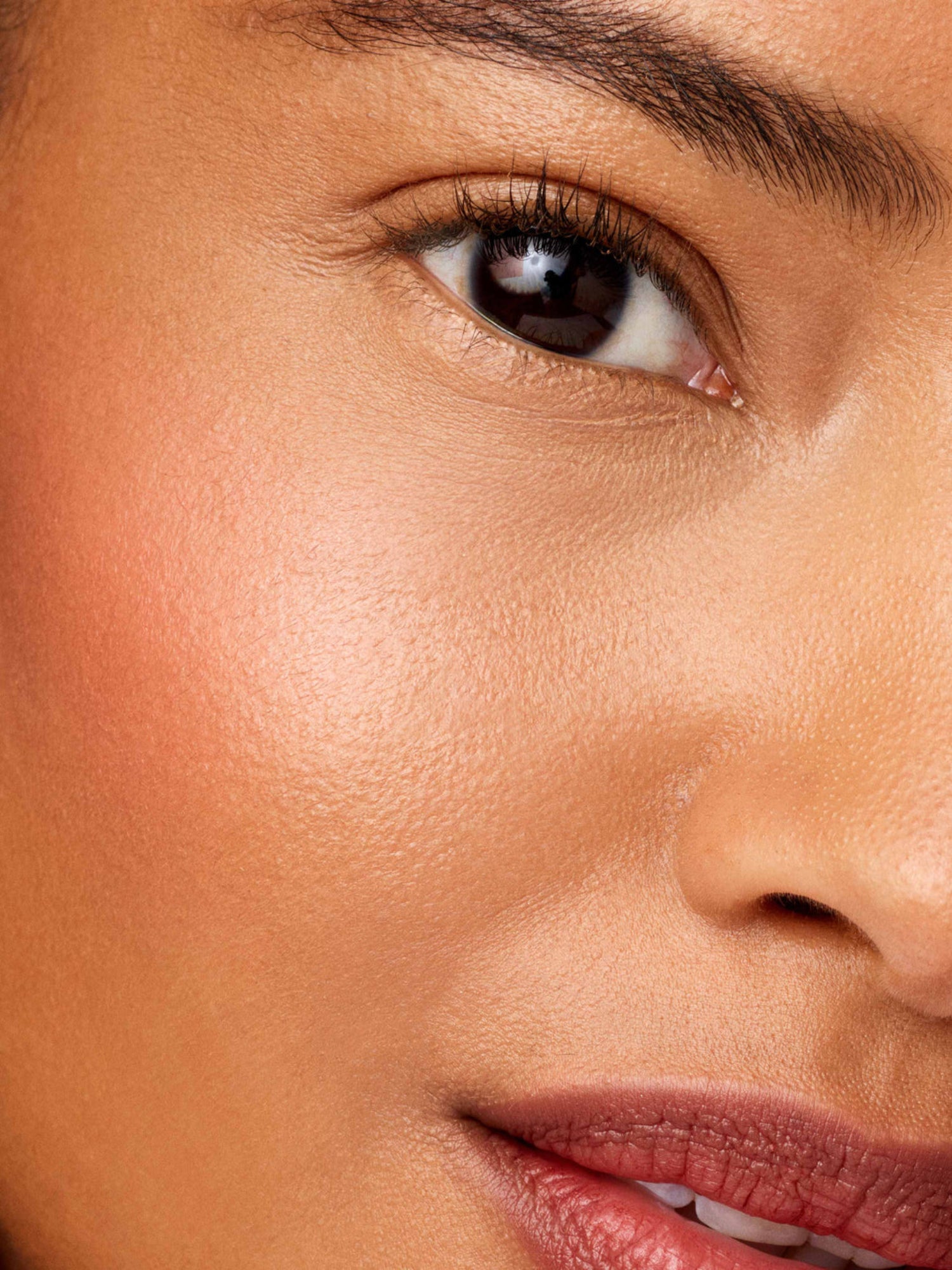 Westman Atelier Baby Cheeks Blush Stick in Chou Chouette on cheek