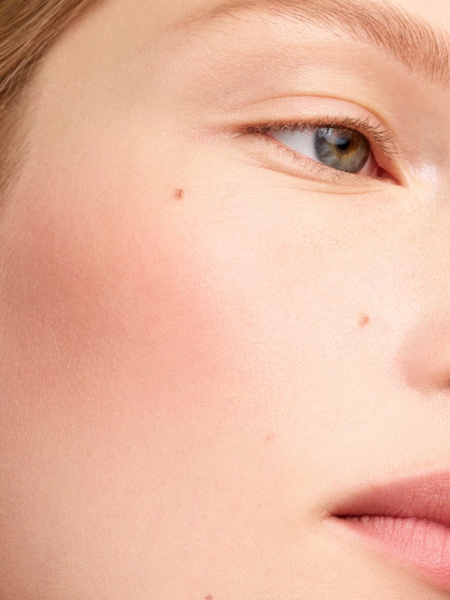 Westman Atelier Baby Cheeks Blush Stick in Chou Chouette on model