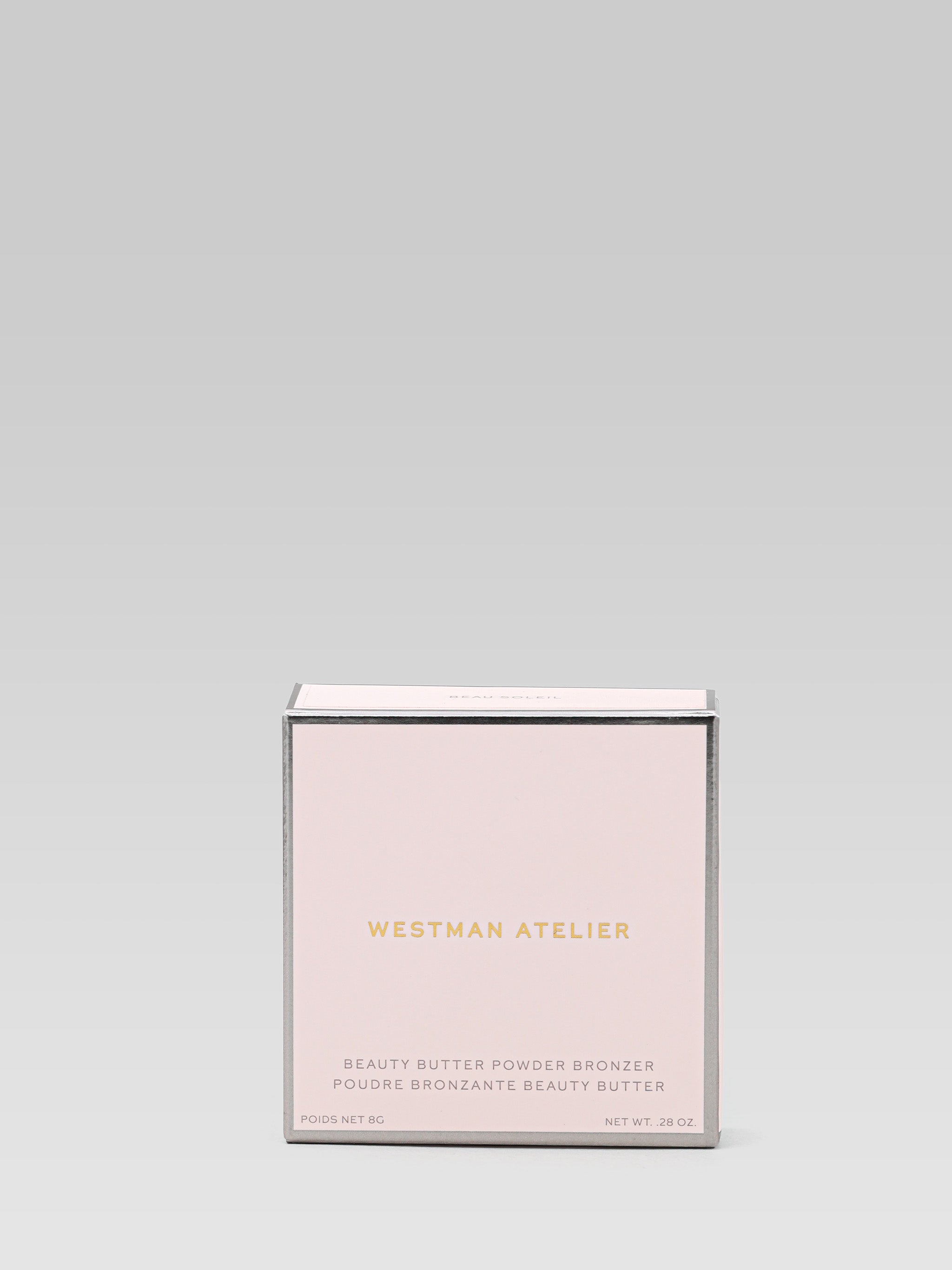 Westman Atelier Beauty Butter Powder Bronzer in light pink packaging