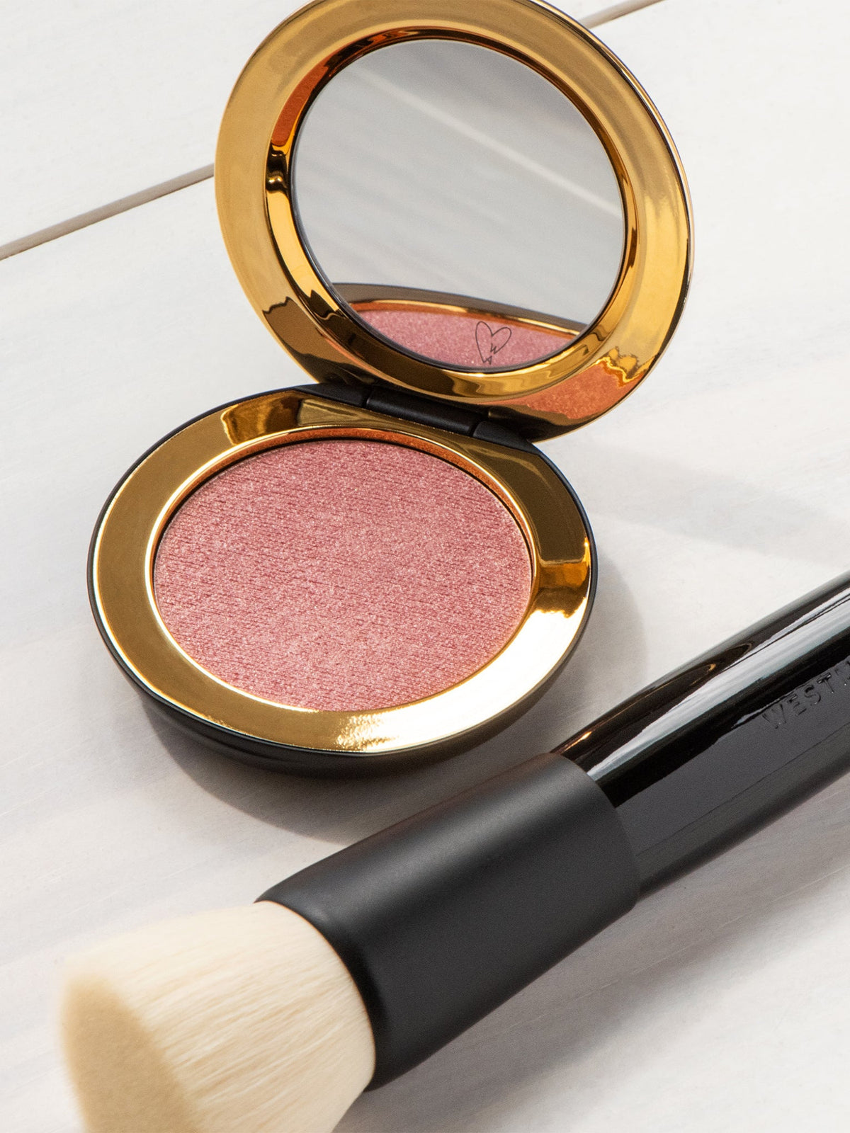 WESTMAN ATELIER Blender Brush with makeup compact