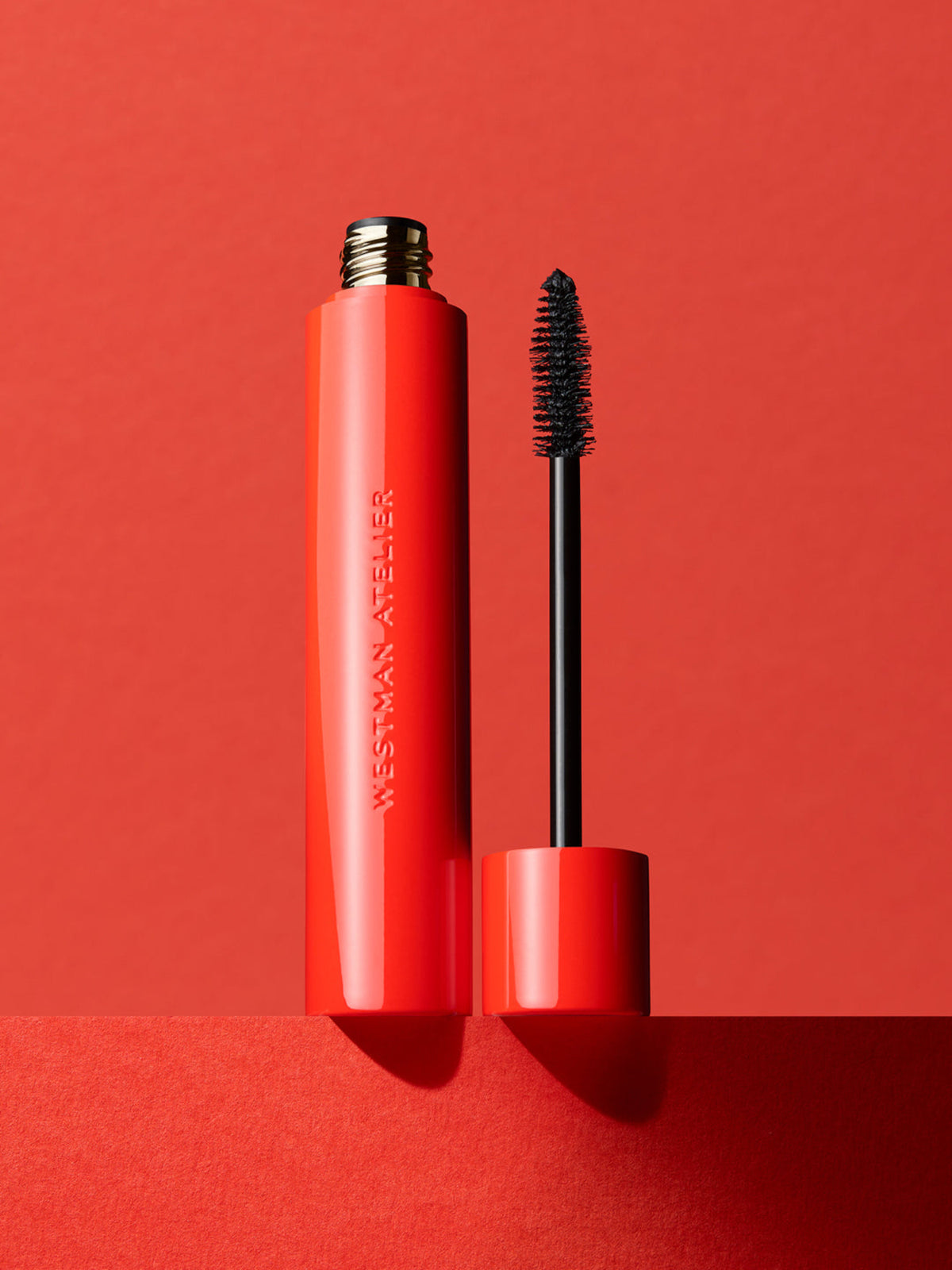 Westman Atelier Eye Want You Mascara red tube with mascara wand