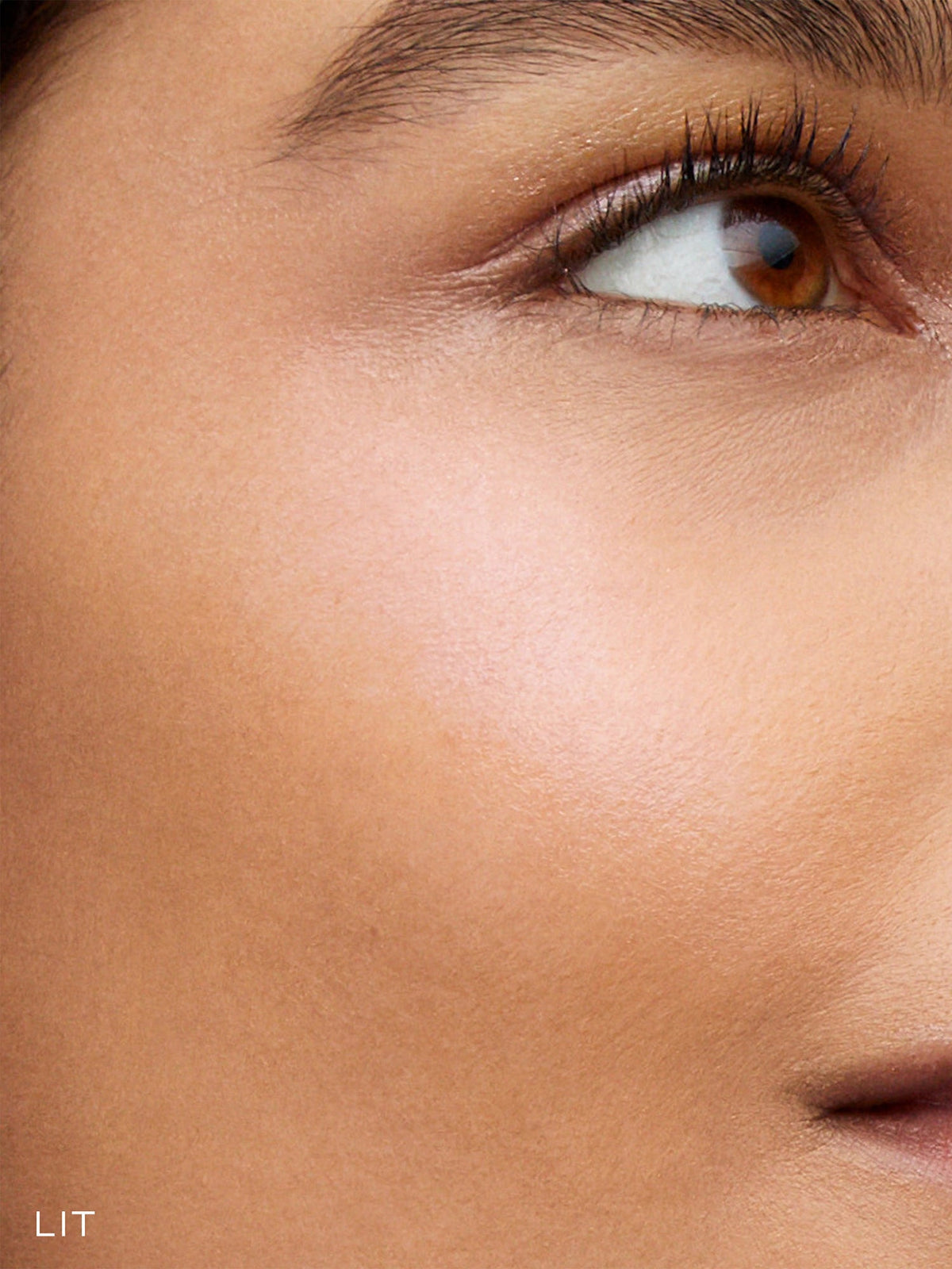 Westman Atelier Lit Up Highlight Stick in Lit on model